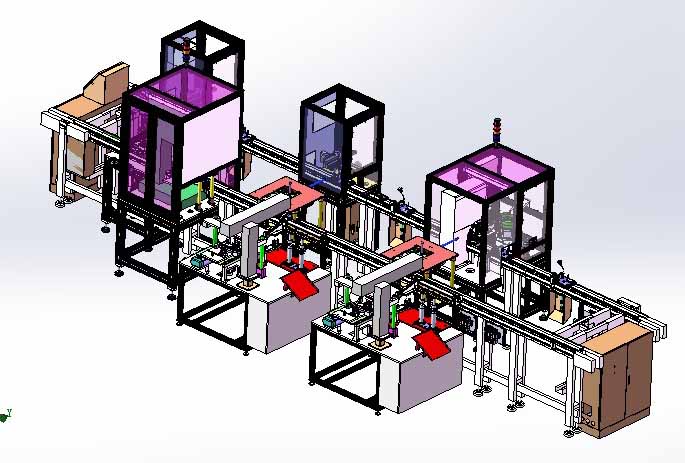 hydraulic press machine automation line