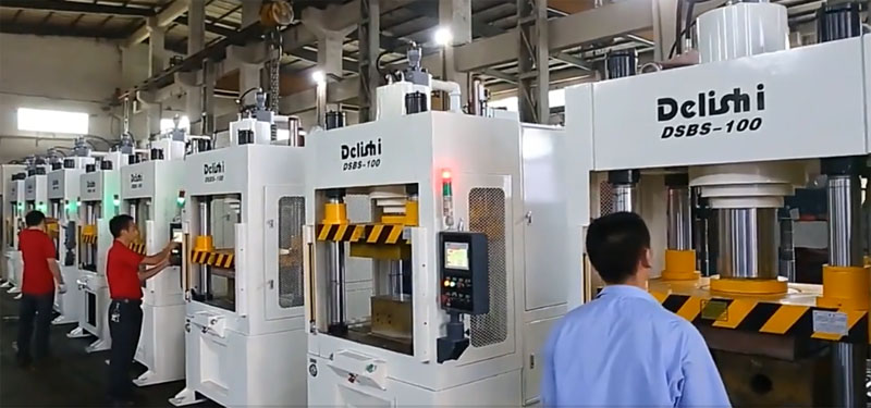 hydraulic press machine assembly process